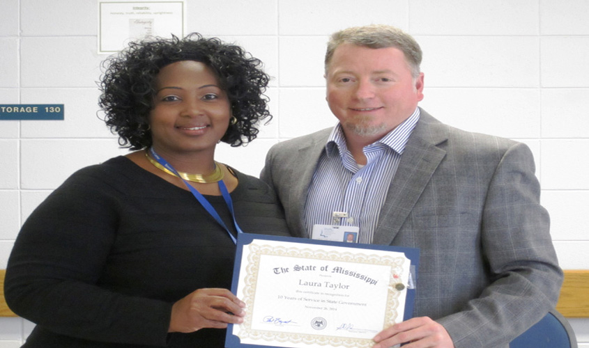 Laura Taylor, BRC receives Governor’s Service Award