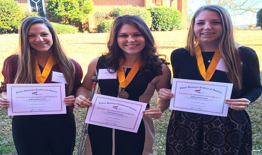 SCA Girls first in Banking & Financial Systems
