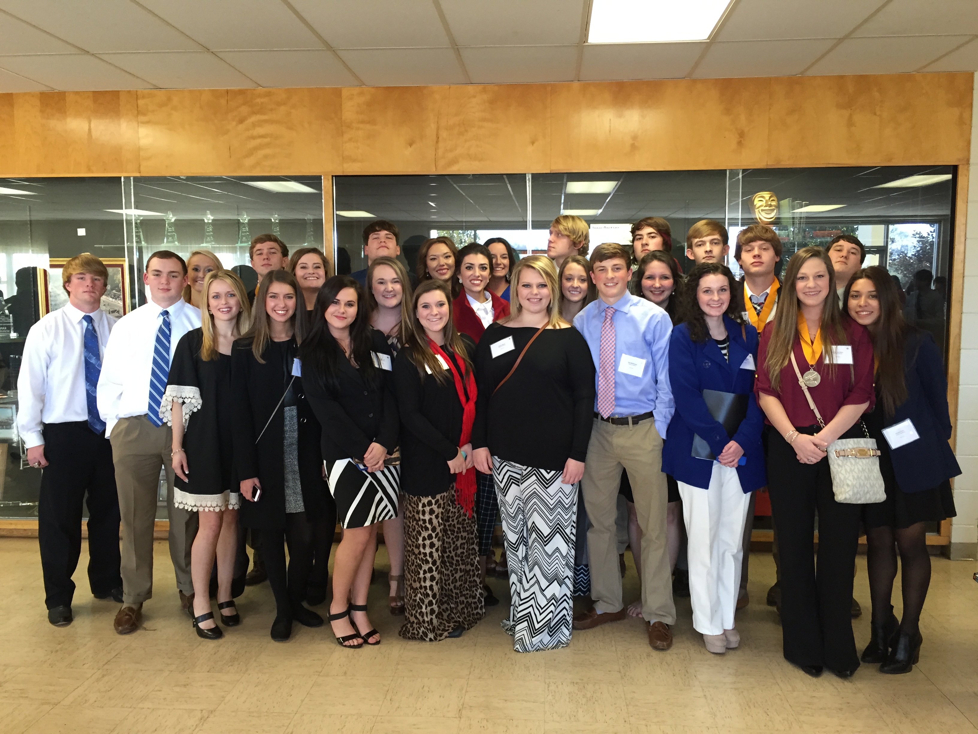 Simpson Students Attend the FBLA District Competition