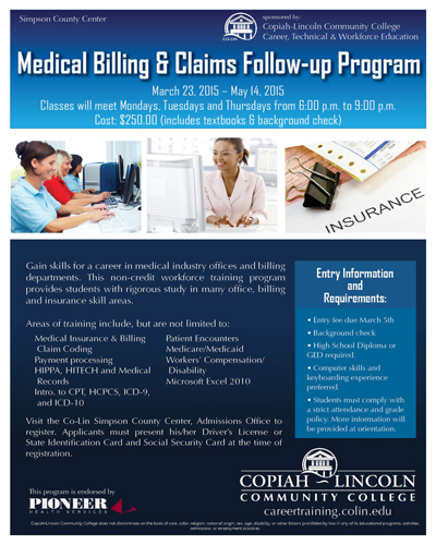 CoLin offers Medical Billing Classes