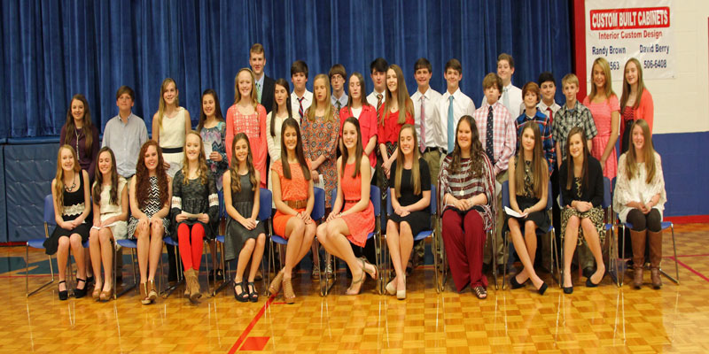 SCA Honor Society Induction Ceremony