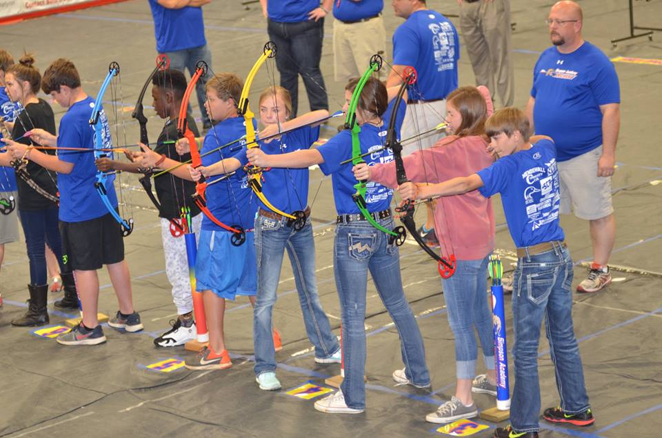 Archery Competition at Simpson Academy