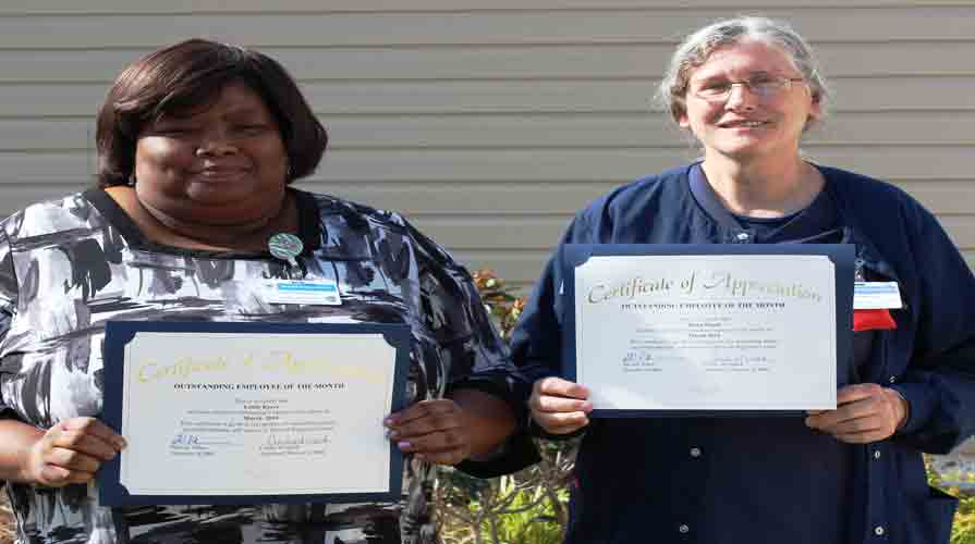 BRC names employees of the month for March
