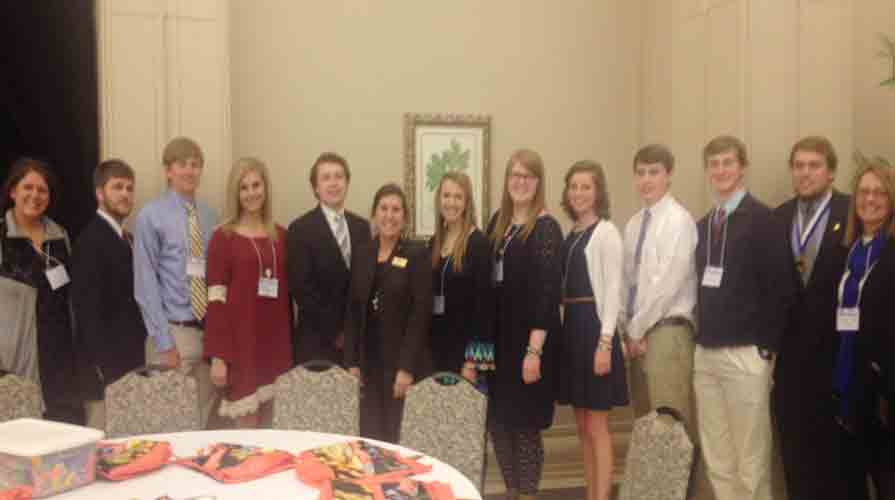 Eta Omega captures awards at regional conventio
