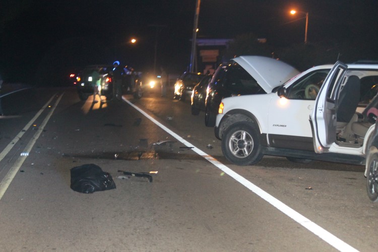 Two-Car Collision on Laurel Drive