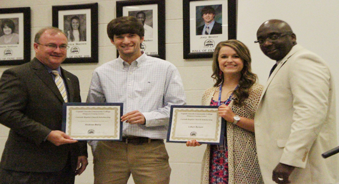 Andrew Berry & Lakyn Bynum Receives Scholarships