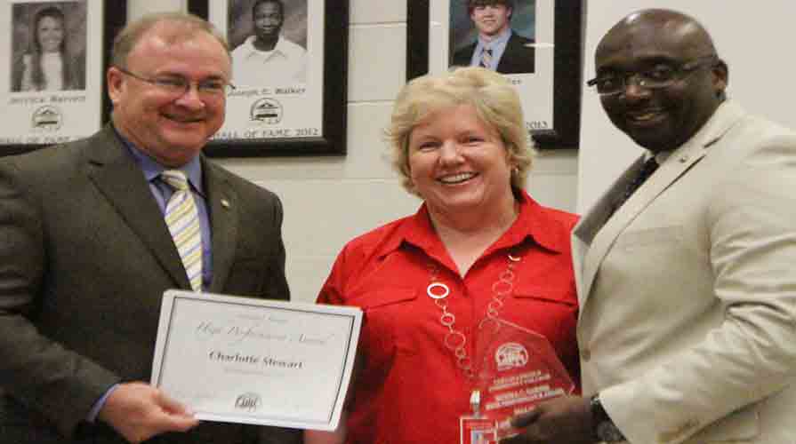 Charlotte Stewart presented the Howell C. Garner Award