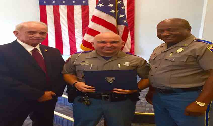 Officer Jamie Puckett Awarded Most Felony Arrests 2014