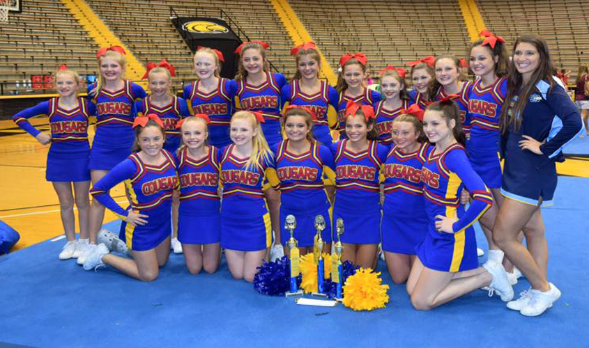 SCA JR High Cheerleaders over all first place winner at State Competition