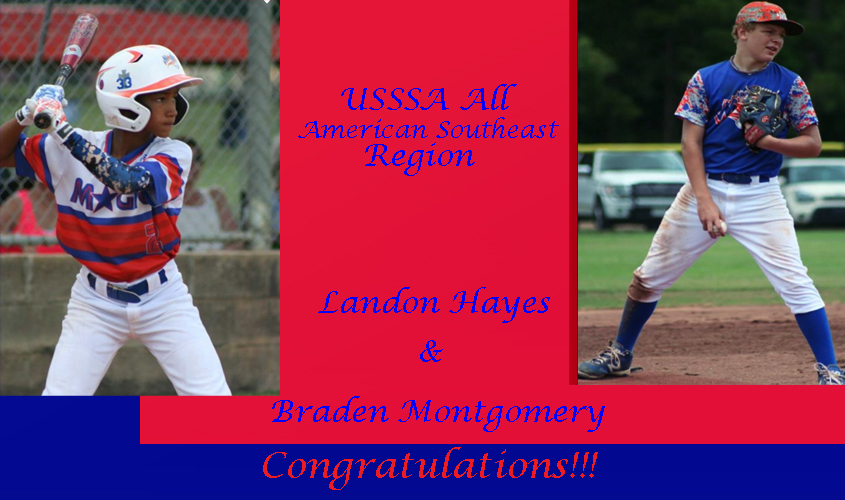 Hayes & Montgomery Named to the USSSA All American SE Region Team