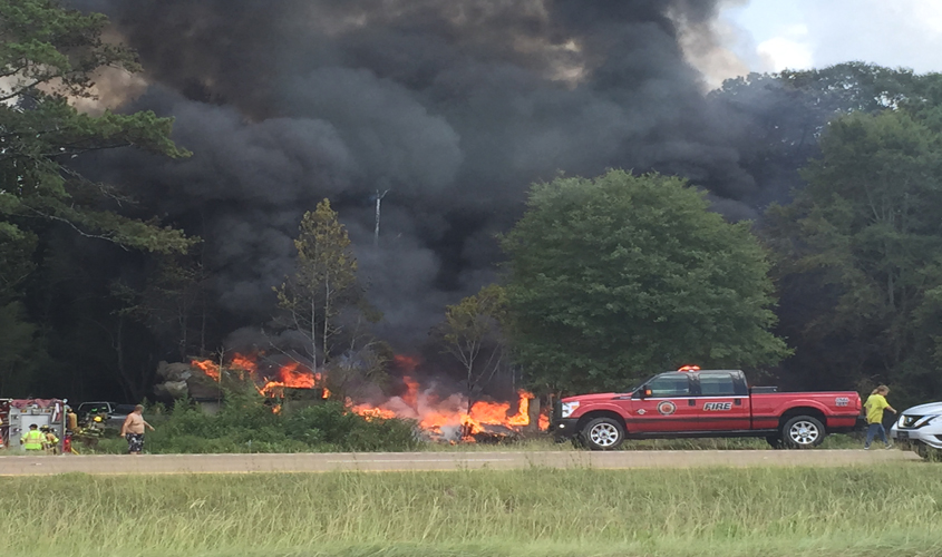 Abandoned House Fire**Hwy 49 North, South of Hudson’s