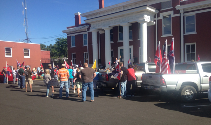 Flag Rally in Raleigh