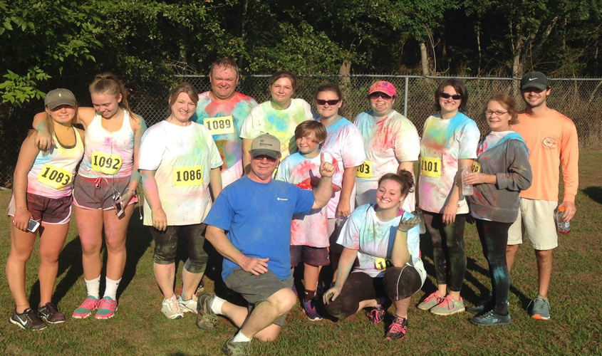 Saturday was a Colorful 9th Annual Health Trust Scrub Run