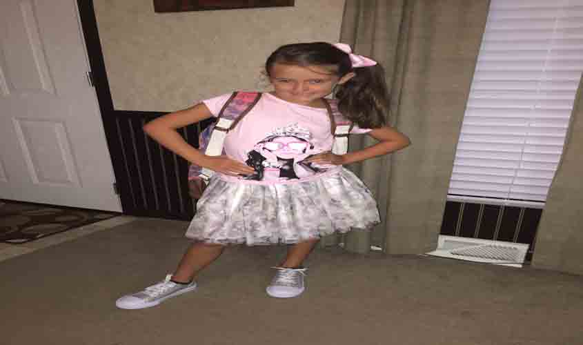 Hayley Ann Jones 1st Day of School