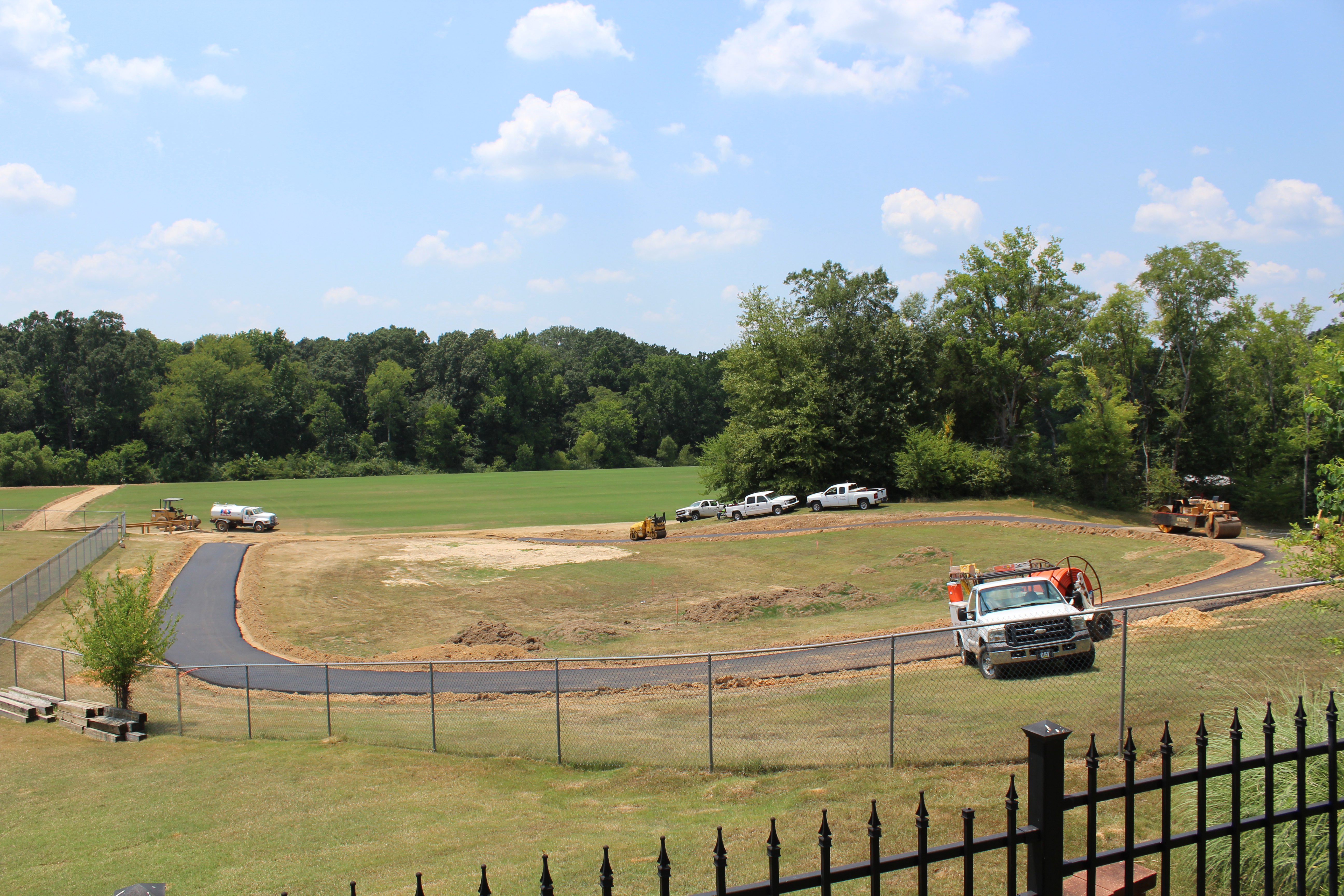 Walking Track Construction Begins at Mississippi College