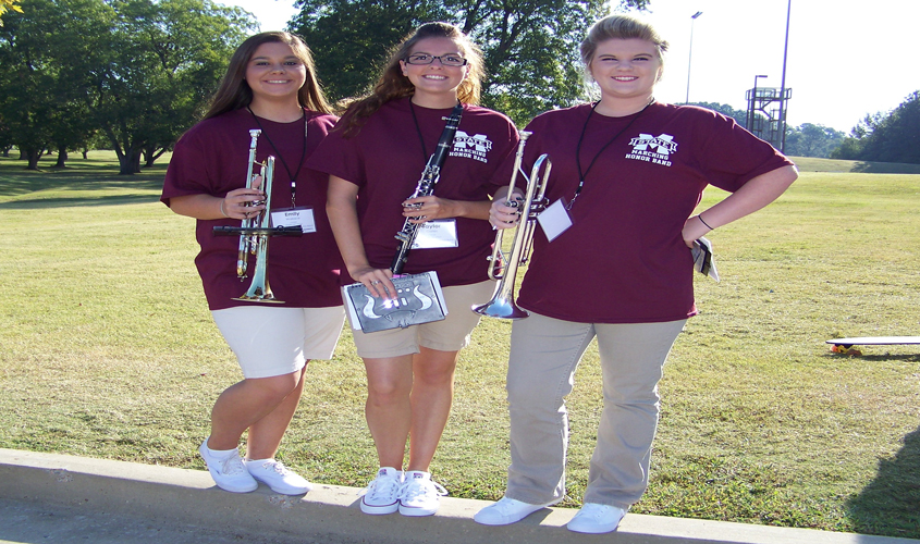 Students from Magee Members of the MSU High School Honor Band 2016