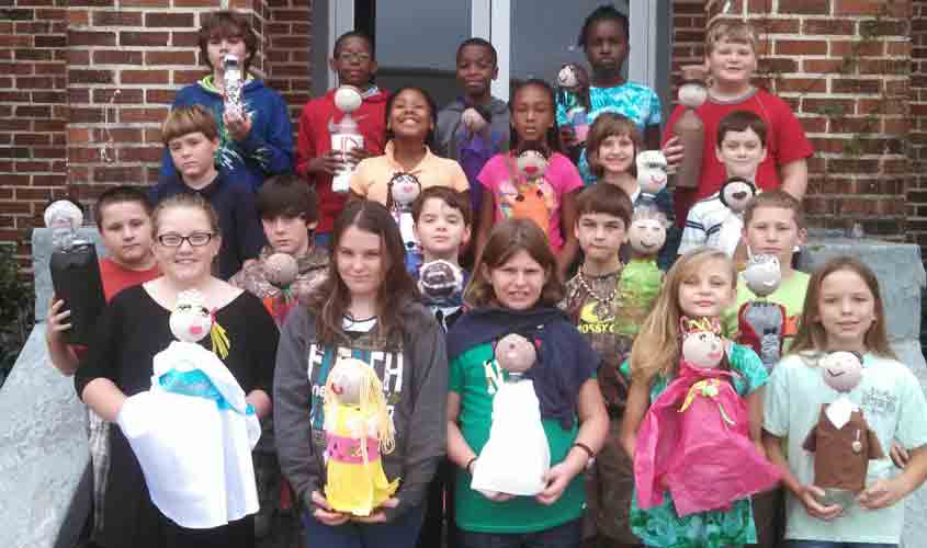 Bottle People @ Magee Middle School