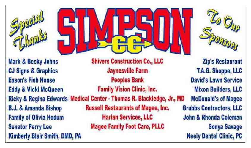 SCA Cross Country Team Thanks Their Sponsors!
