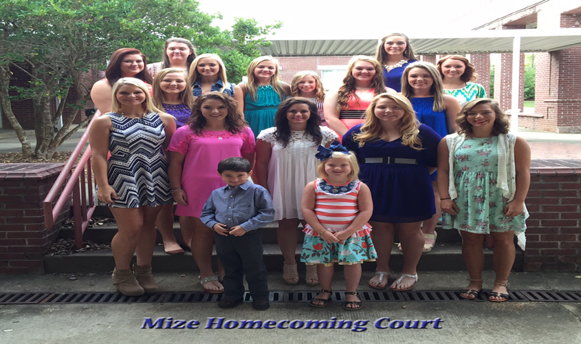 Mize Homecoming Court