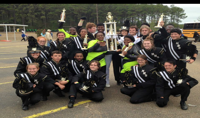 Mendenhall Band Wins Overall in Small Band Competition