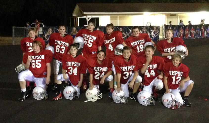 SCA 4TH GRADE FOOTBALL TEAM