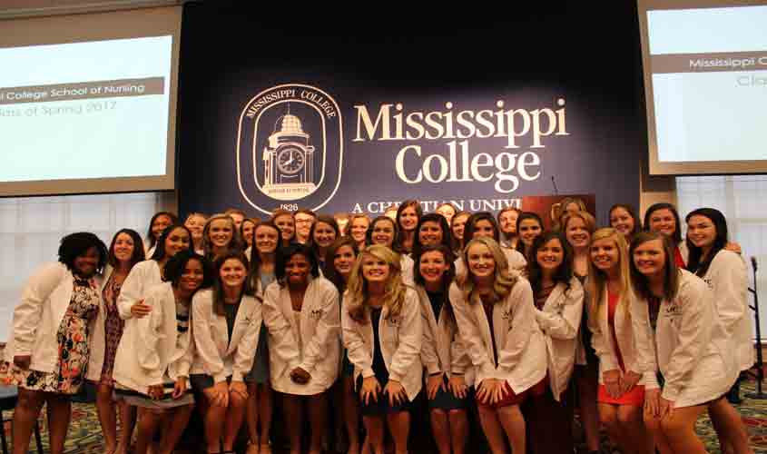 School of Nursing at Mississippi College Spotlights Students at White Coat Ceremony