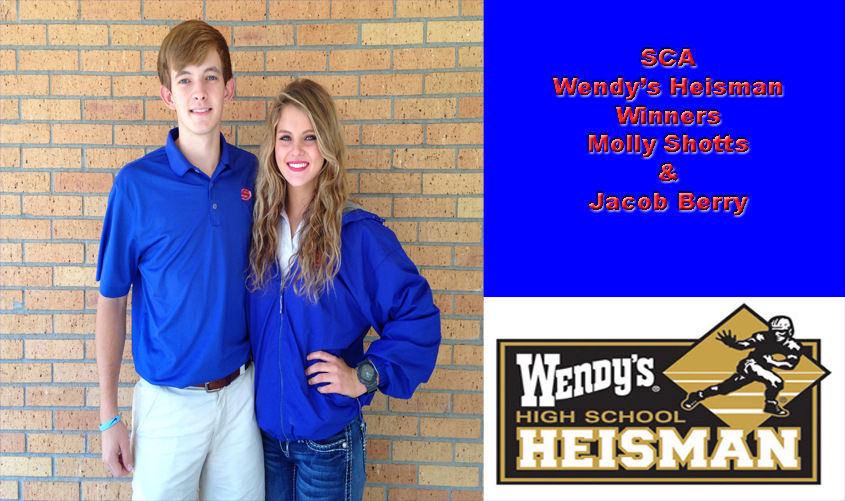 SCA Wendy’s Heisman Jacob Berry and Molly Shotts