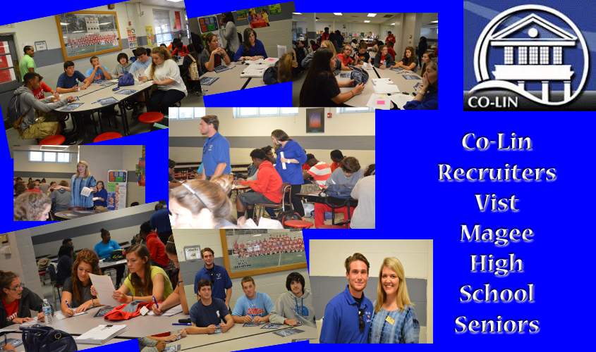 Co-Lin Recruiters Visit Magee High School
