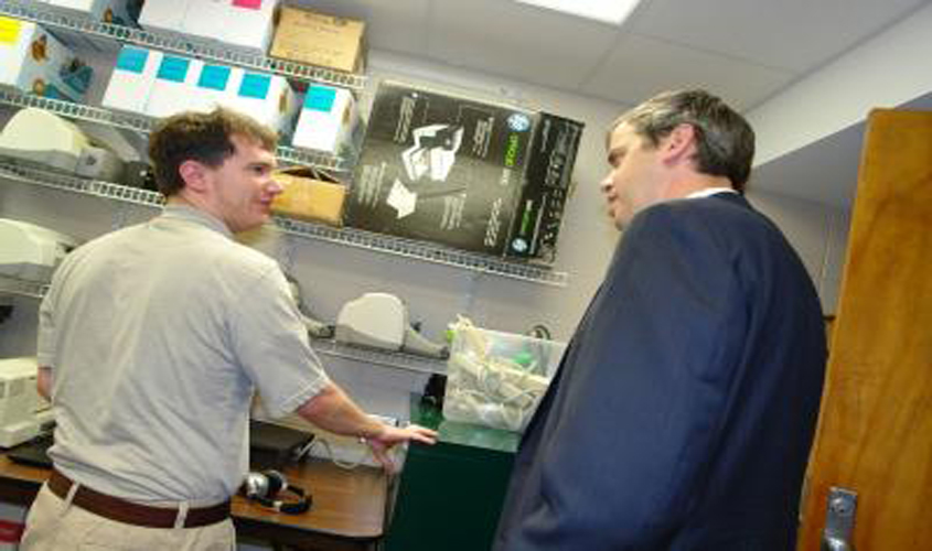 REP BARKER VISITS SOUTHERN MISS AS PART OF TAKE YOUR LEGISLATOR TO WORK DAY