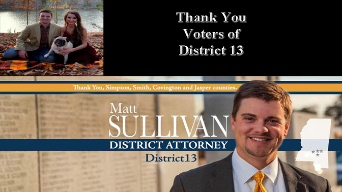 Thank You Voters of District 13