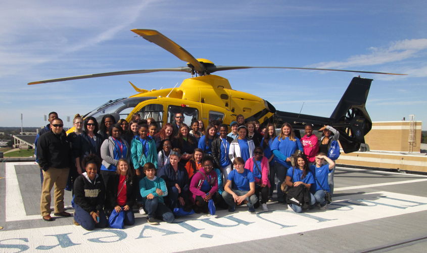 Tech Students Visit UMMC