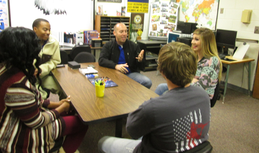 Air National Guard Speaks to Simpson County Technical Students