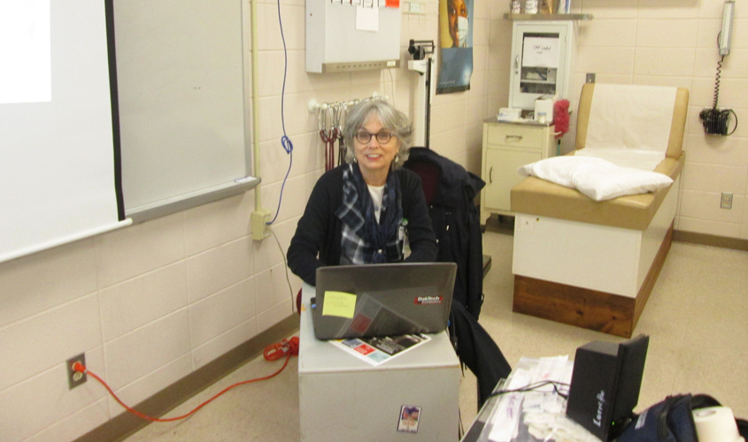 Jerri Flinn Speaks to Health Sciences Classes at Simpson County Technical Center
