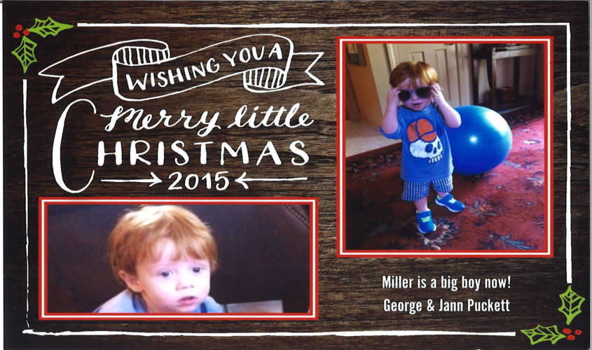 Merry Christmas From George and Jann Puckett