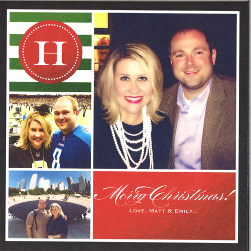 Merry Christmas from Matt & Emily