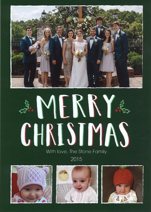 Merry Christmas from the Stone Family