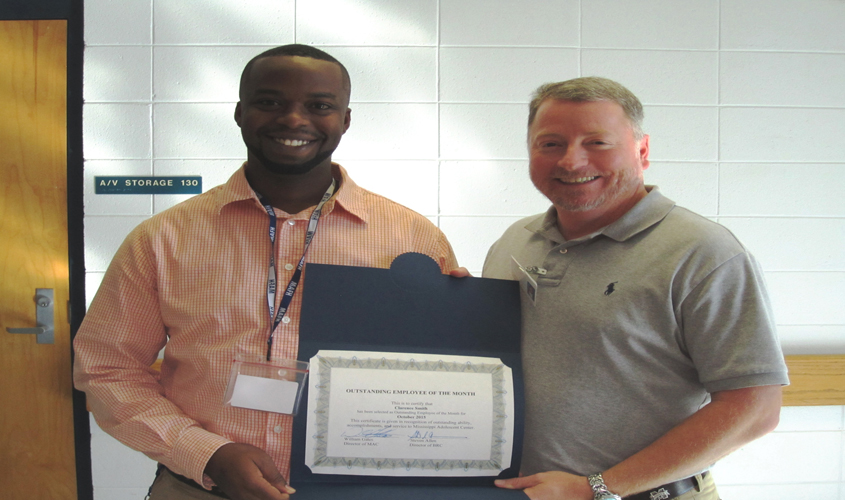 Clarence Smith Employee of the Month