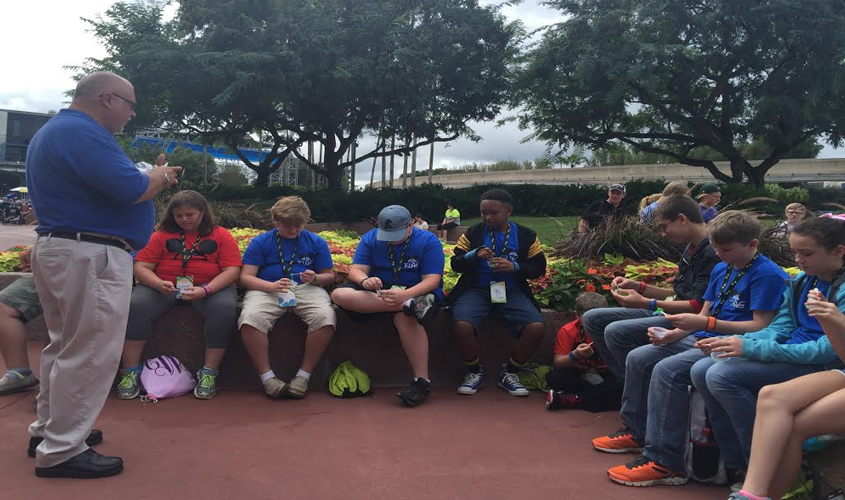 Magee and Mendenhall Flag Students Working on a Chemistry Activity @ Disney