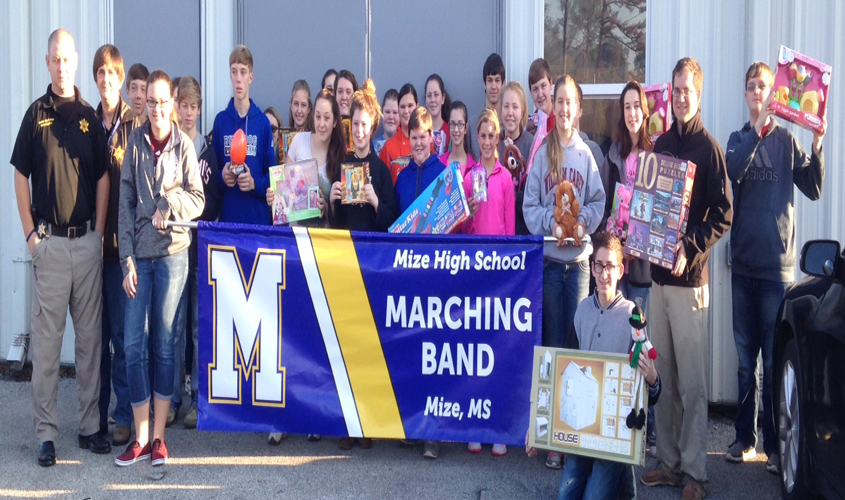Mize Band Donates Toys