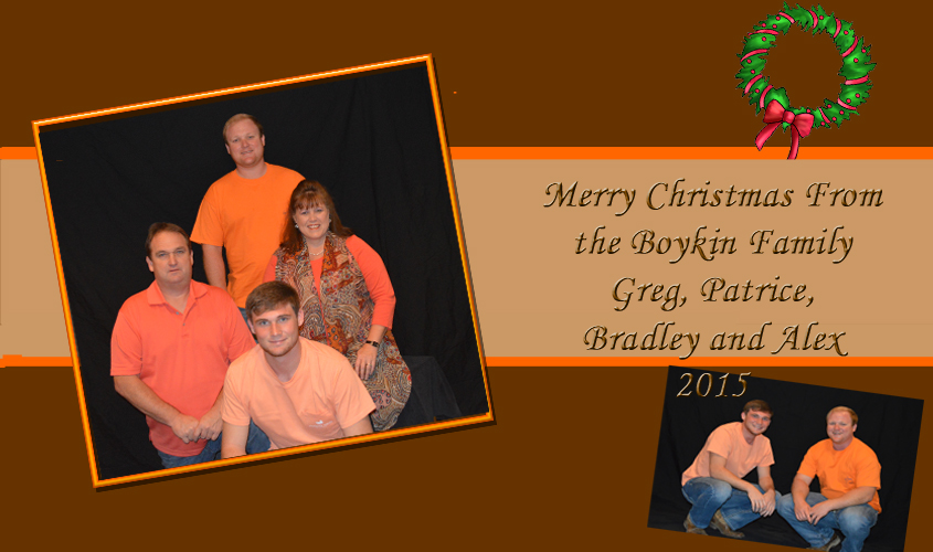 Merry Christmas from the Boykin Family