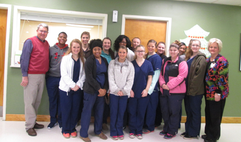 Health Science Students Tour Simpson General Hospital
