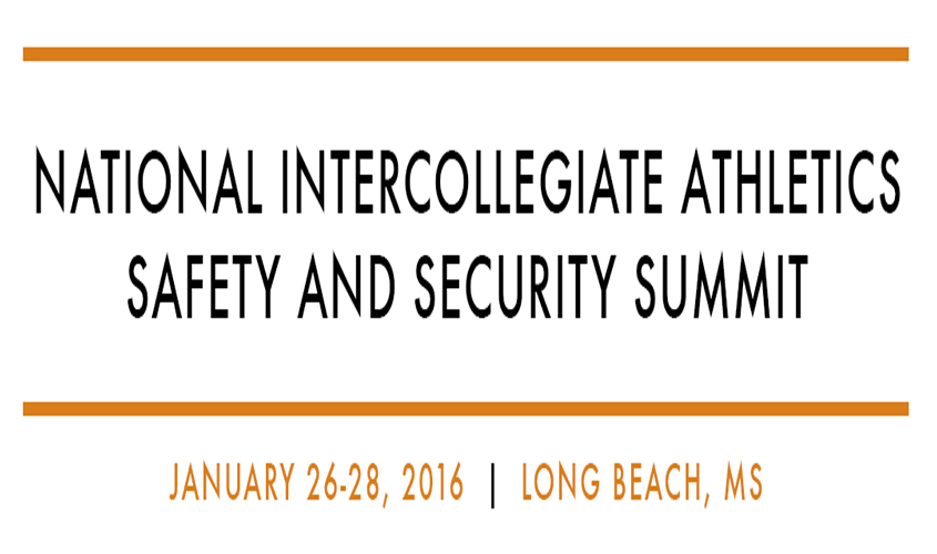 National Intercollegiate Athletics Safety and Security Summit Set for Jan. 26-28