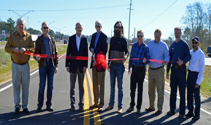 Frontage Road Ribbon Cutting