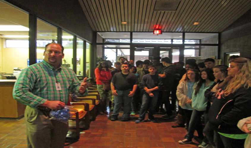Simpson Central Students Tour Technical Center
