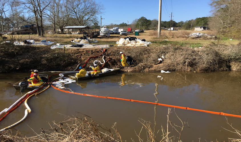 Oil Clean Up Progressing