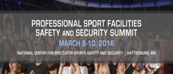 Industry Leaders to Participate in Professional Sport Facilities Safety and Security Summit