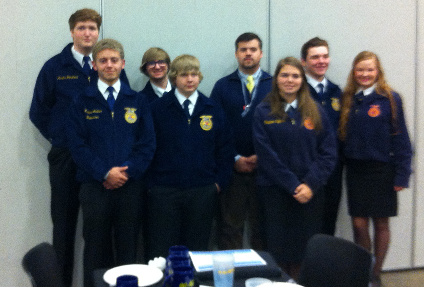 Simpson Co Tech FFA members attend Legislative Breakfast
