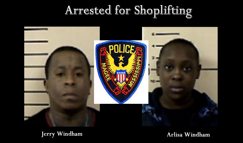 Husband and Wife arrested for Shoplifting