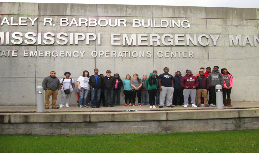 Tech Students Tour Ms Emergency Management Agency