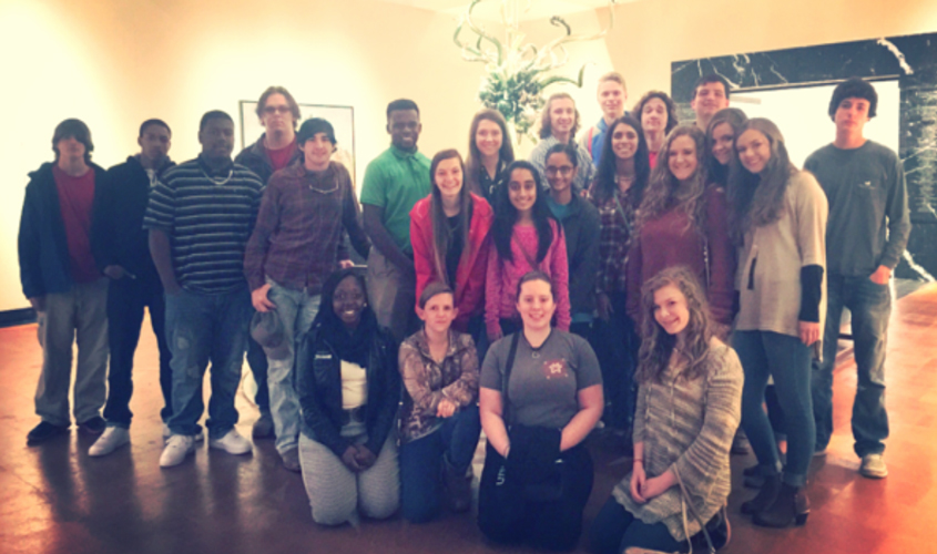 Magee Art Students Visit The Lauren Rogers Museum